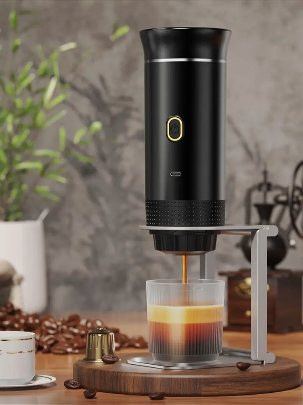 Brew Anywhere, Anytime: Discover the Wireless Electric Portable Espresso Coffee Machine