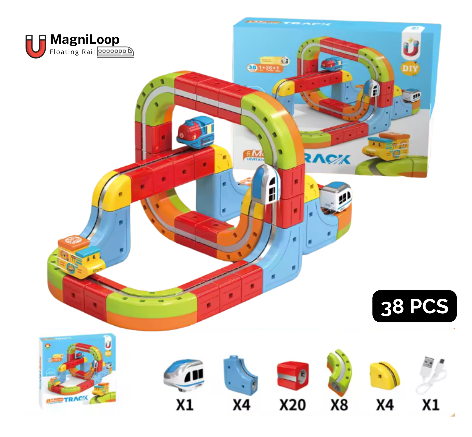 MagniLoop - Floating Rail Car