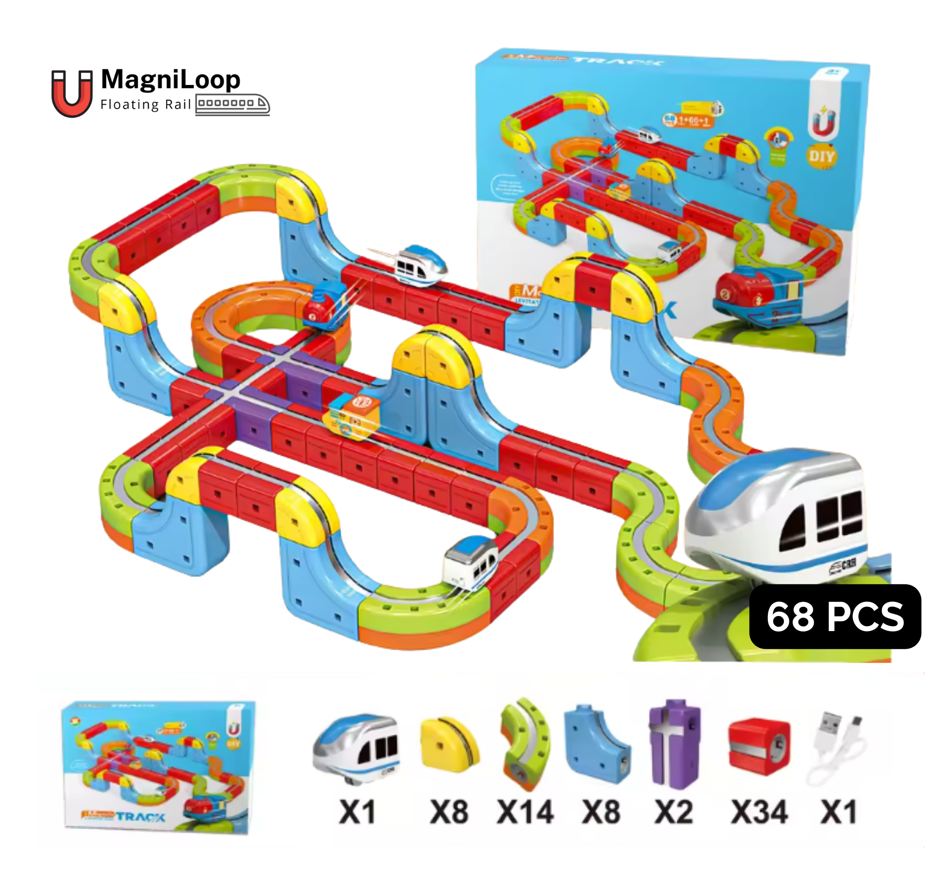 MagniLoop - Floating Rail Car