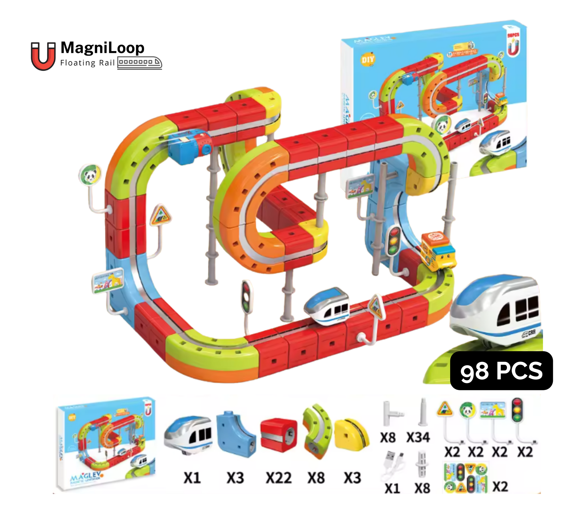 MagniLoop - Floating Rail Car