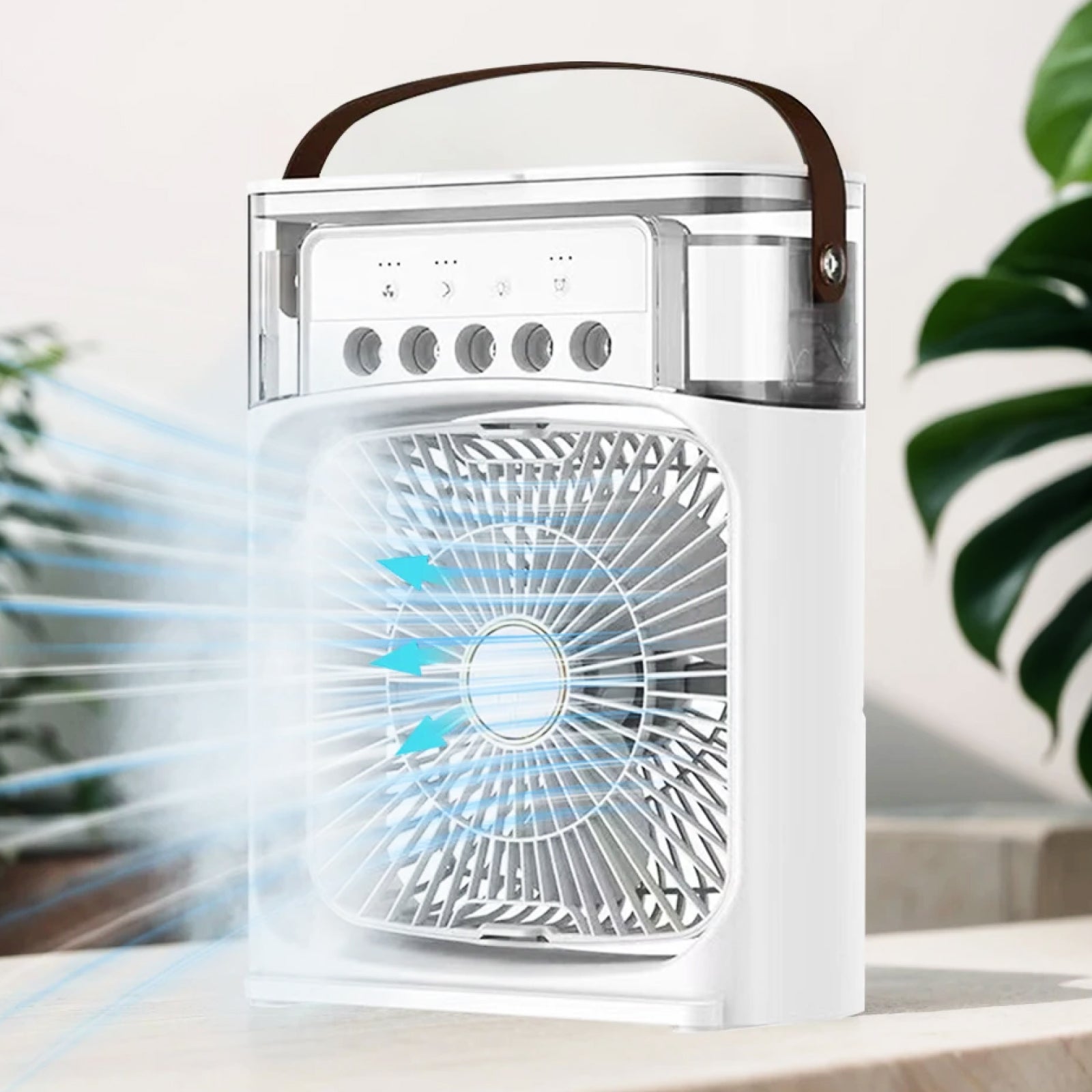 3-in-1 Portable Air Cooler Fan – Mini Air Conditioner, Humidifier & LED Night Light for Home or Office beunik