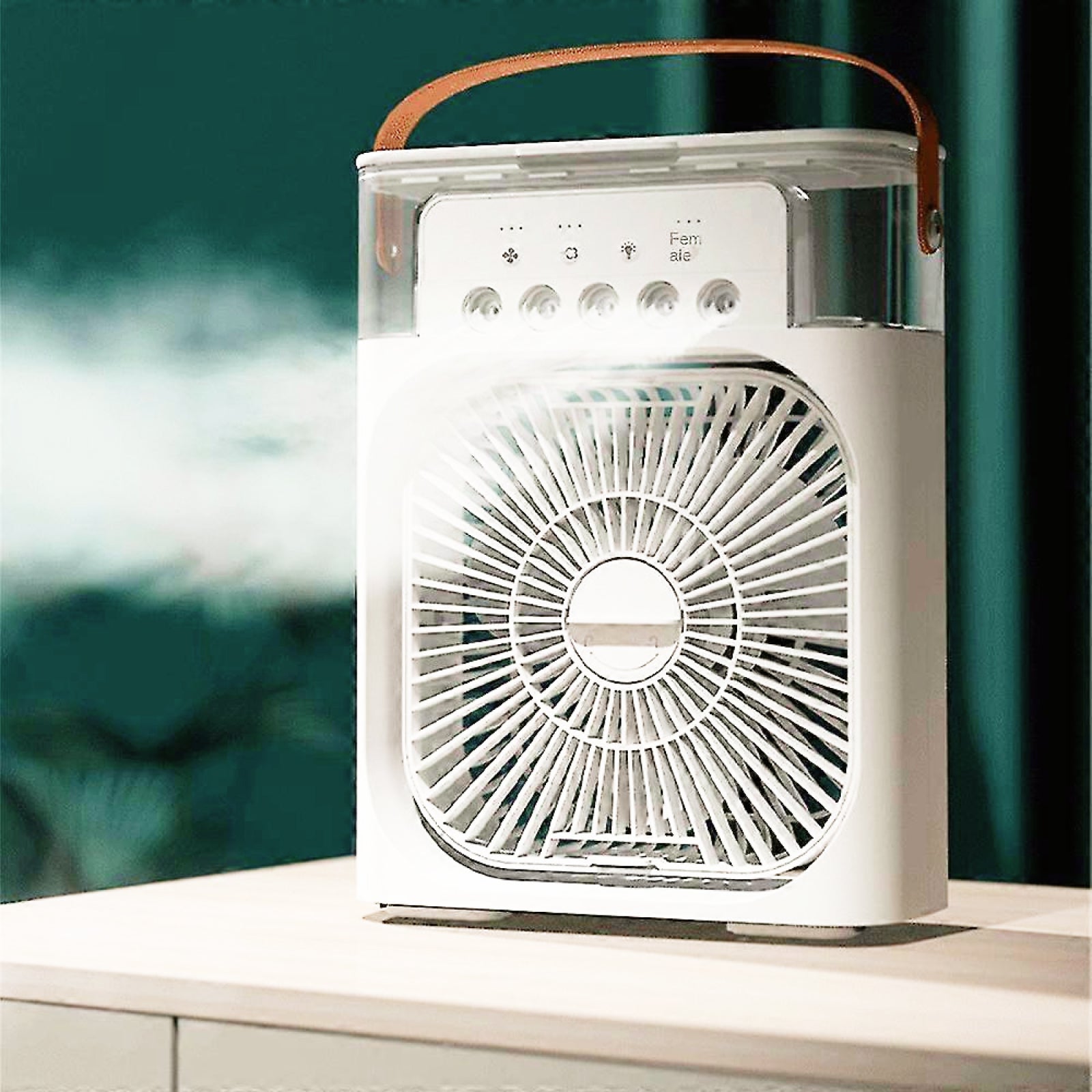 3-in-1 Portable Air Cooler Fan – Mini Air Conditioner, Humidifier & LED Night Light for Home or Office beunik