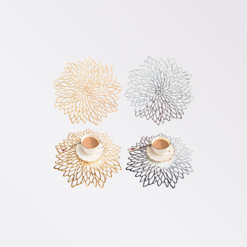 4/6/8PCS PVC Placemat for Dining Table - beunik