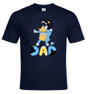 Adult bluey dad shirt