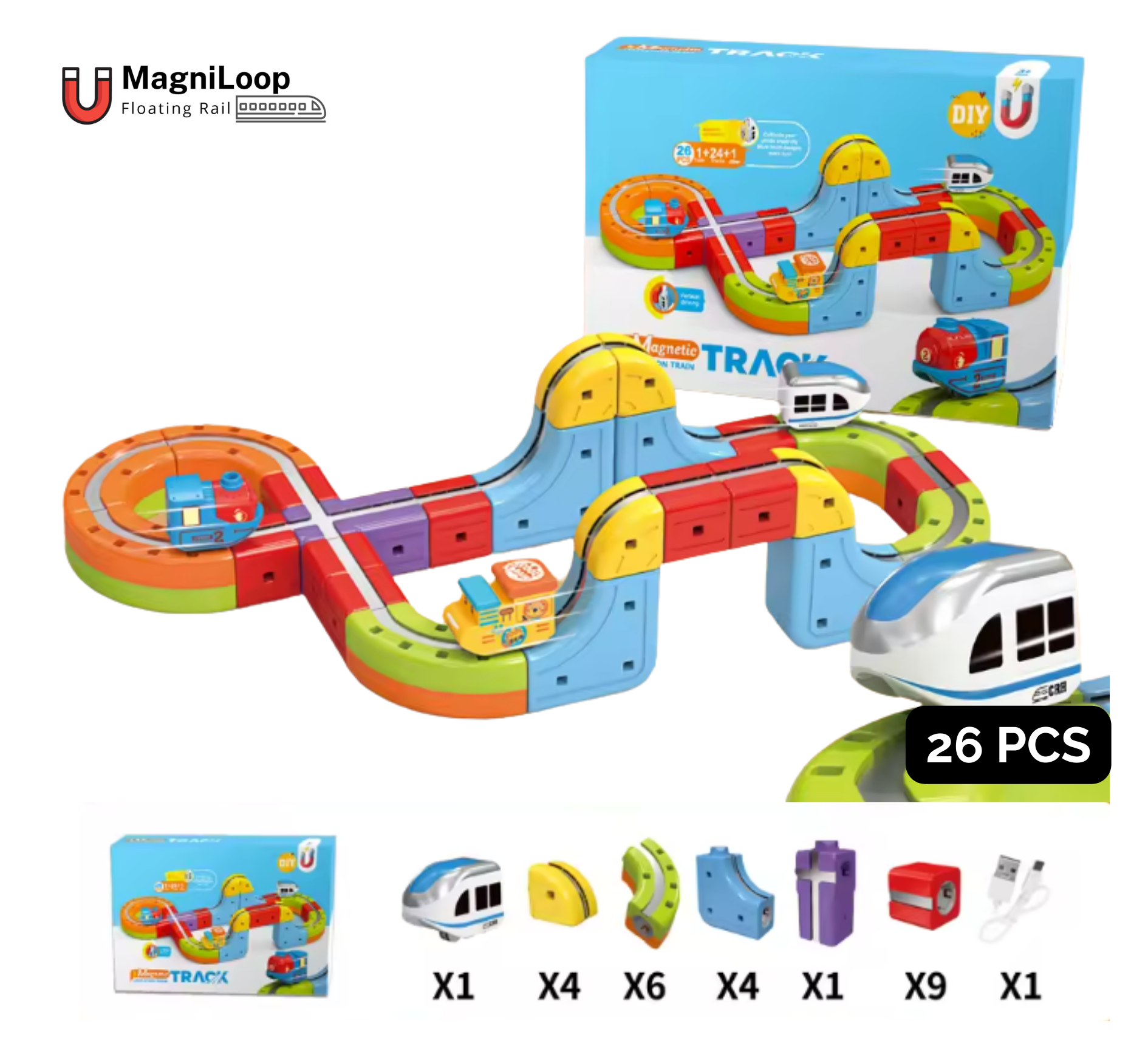 MagniLoop - Floating Rail Car