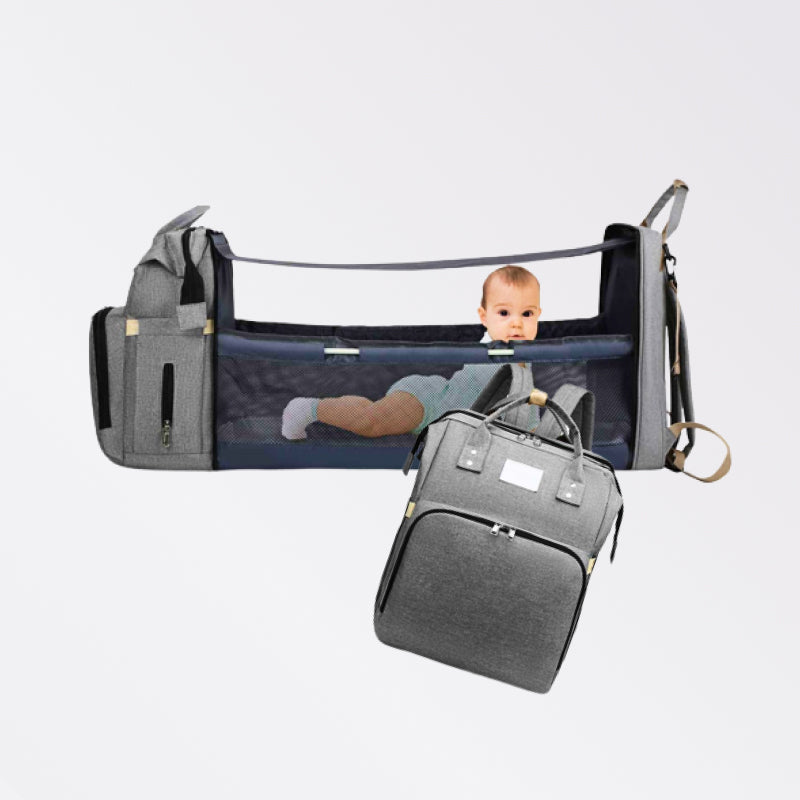 All in One Folding Baby Bed And Shoulder Parent Bag - beunik