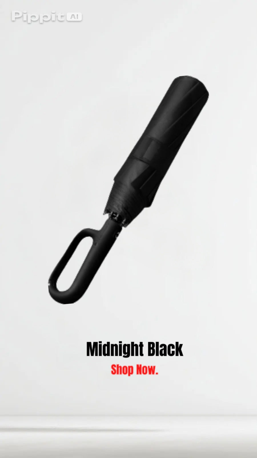 Clip‑On Automatic Travel Umbrella – Windproof, Strong Wind Protection, Compact Design