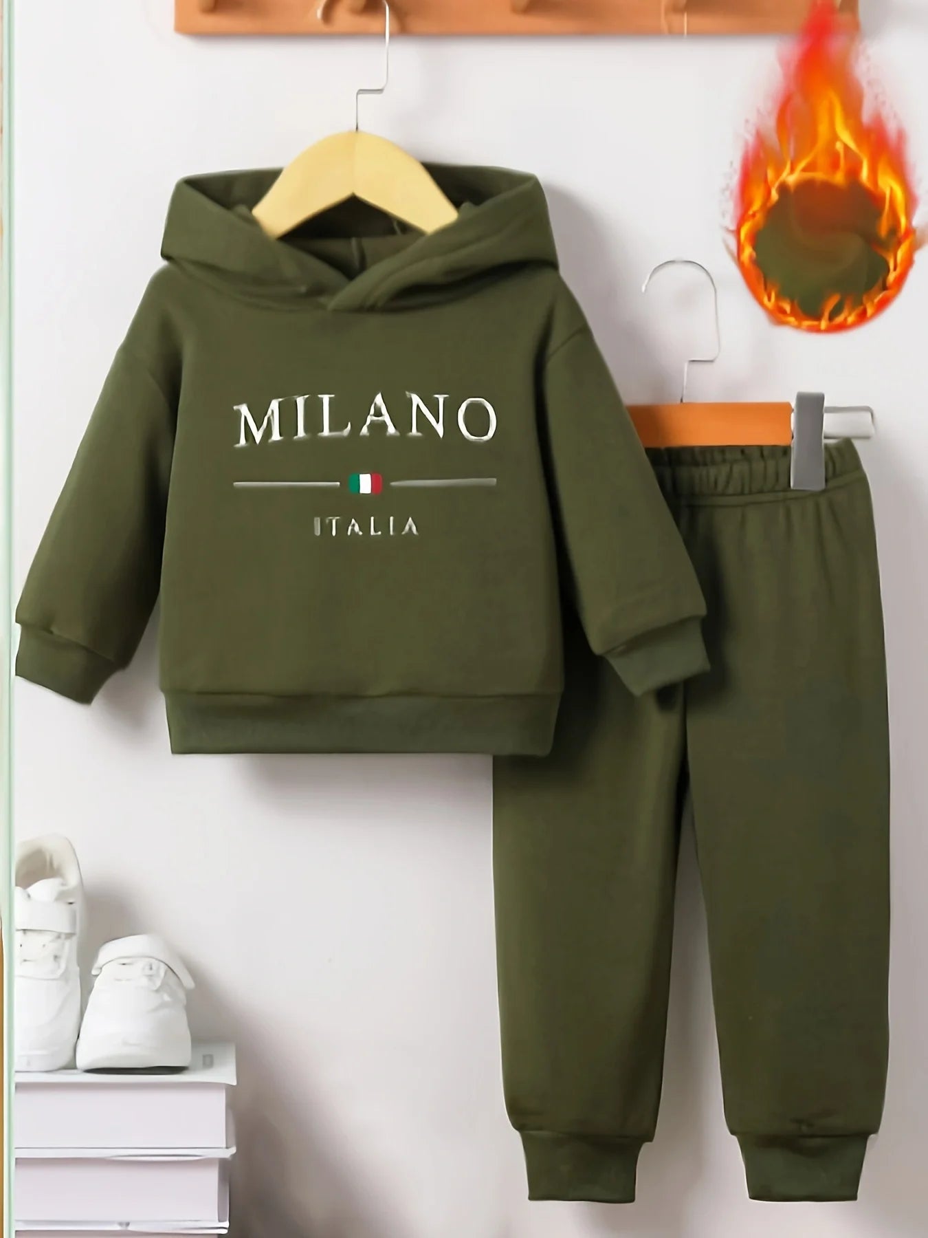 Baby/Toddler Hooded Sweatshirt - 2pcs set -= Milano45