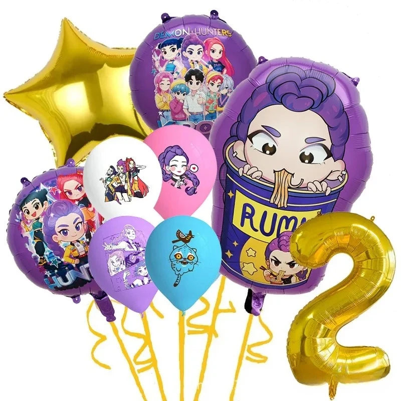 K-Pop Idol Party Balloons 1 Demon hunters2