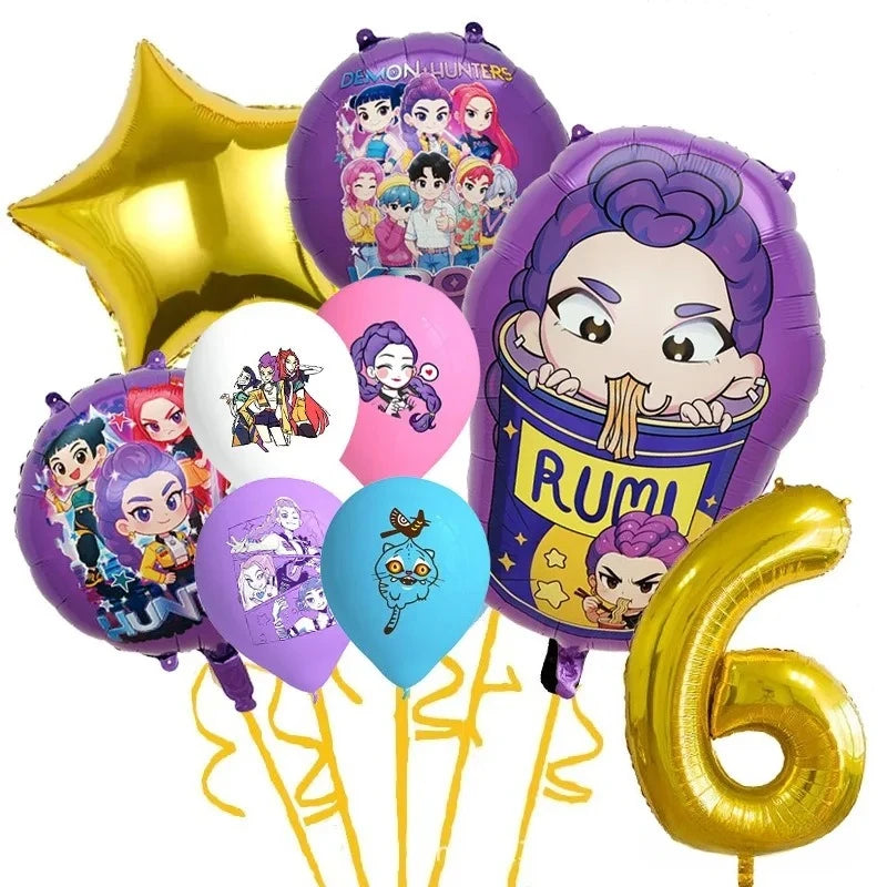 K-Pop Idol Party Balloons 1 Demon hunters6