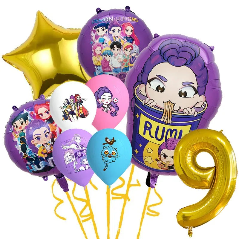 K-Pop Idol Party Balloons 1 Demon hunters8