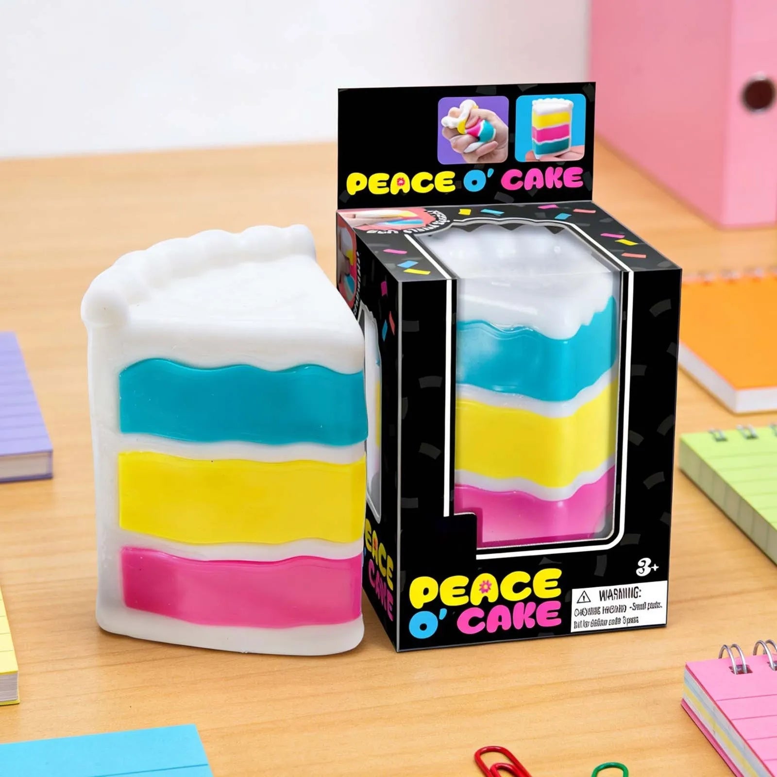 NeeDoh Peace Cake Squishy Stress Relief Toy1