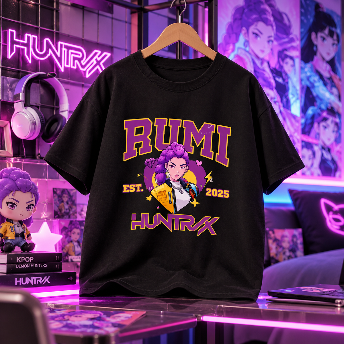 KPOP DEMON HUNTERS Kids T-Shirts – HUNTR/X Collection