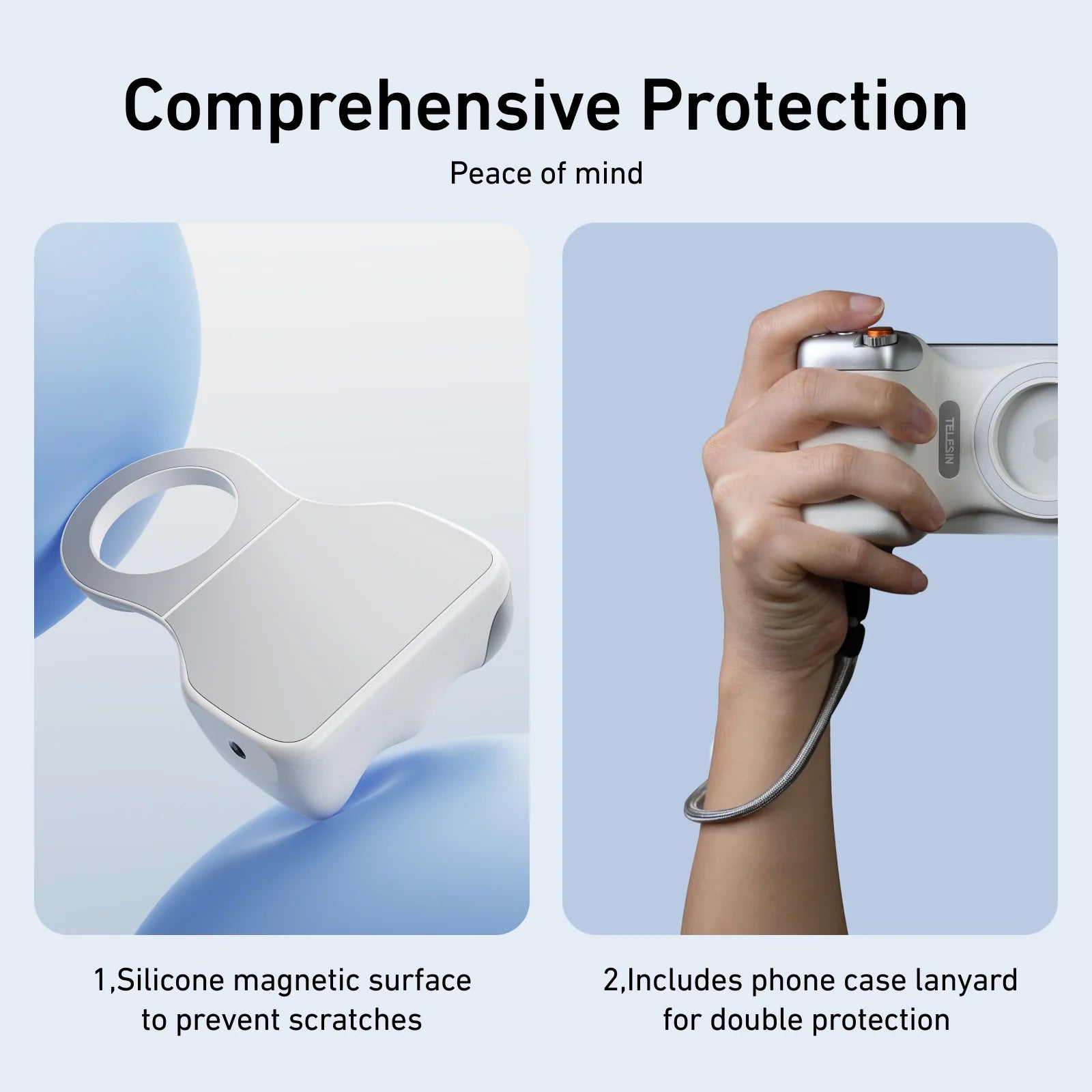 ProShot Magnetic Phone Camera Grip – DSLR Style Handle with Wireless Shutter for iPhone & Android beunik