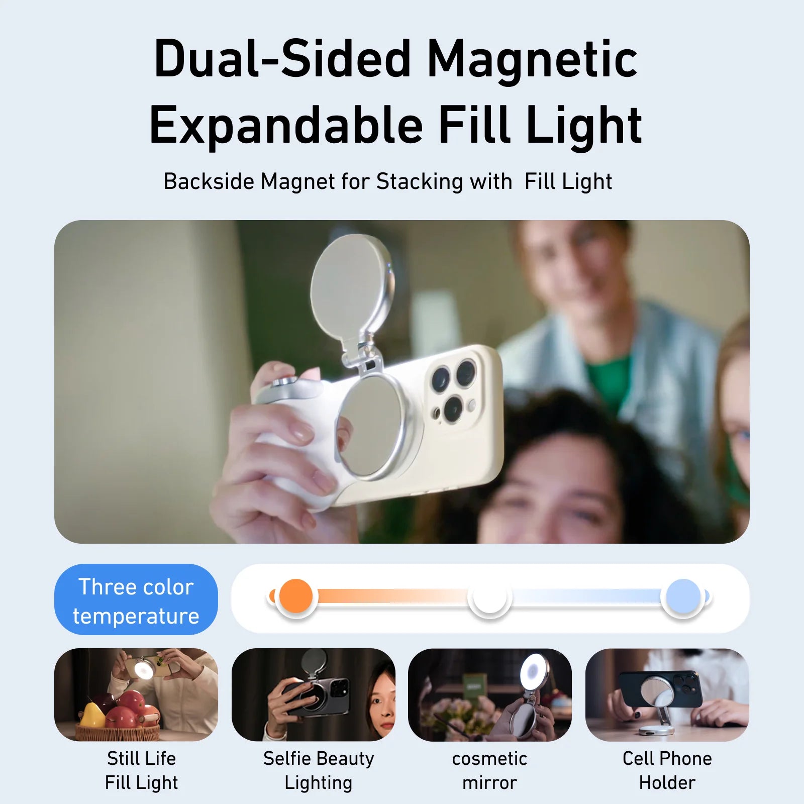 ProShot Magnetic Phone Camera Grip – DSLR Style Handle with Wireless Shutter for iPhone & Android beunik