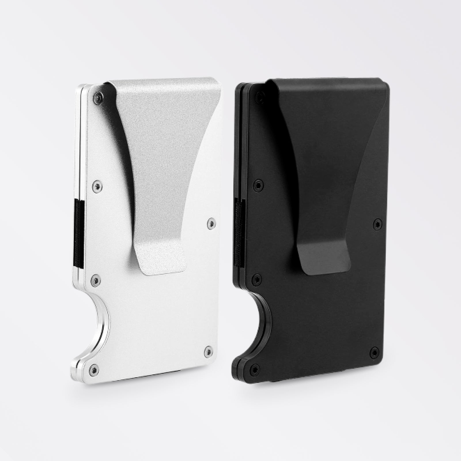 RFID_Front_Pocket_Wallet_Slim_Minimalist_Metal_Wallet_for_Men_with_Cash_Clip_Black_1_beunik