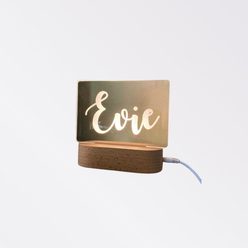 Rewritable Night Light with Message Board - beunik