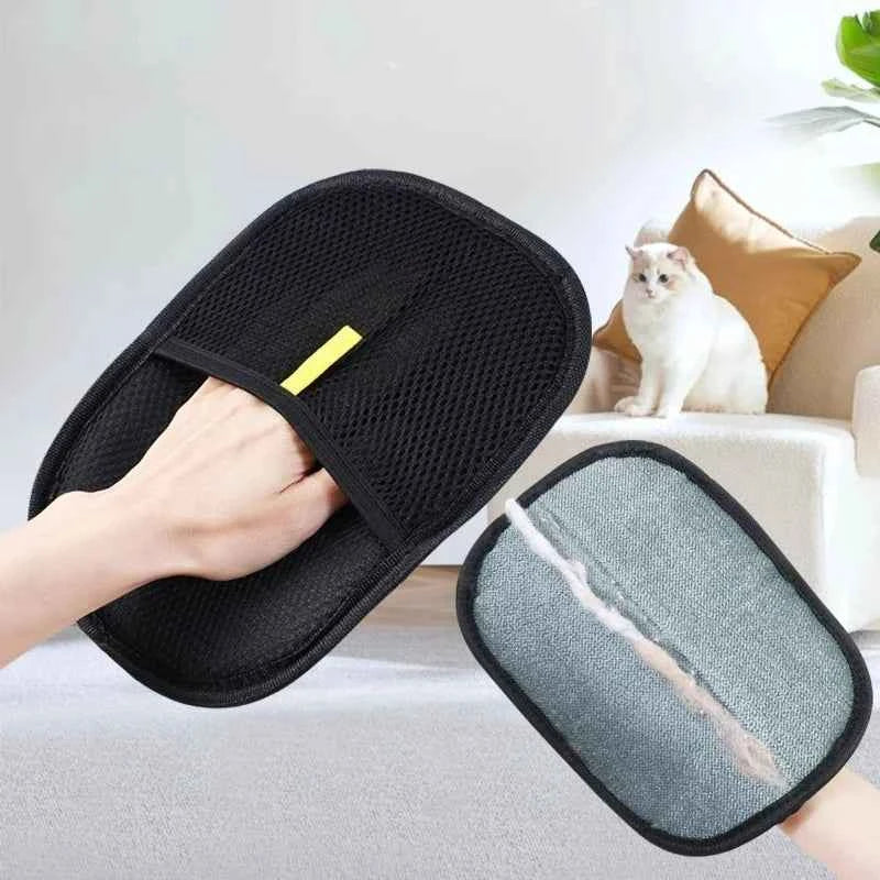 Pet Hair Remover Portable Washable Clothes Hair Dehairing Gloves