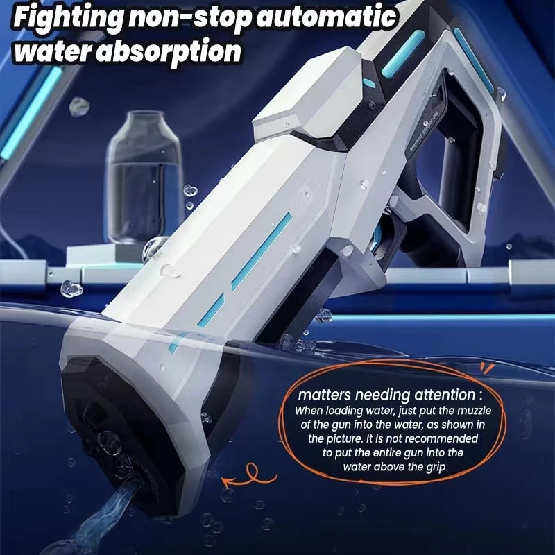 Futuristic Fully Automatic Water Gun beunik