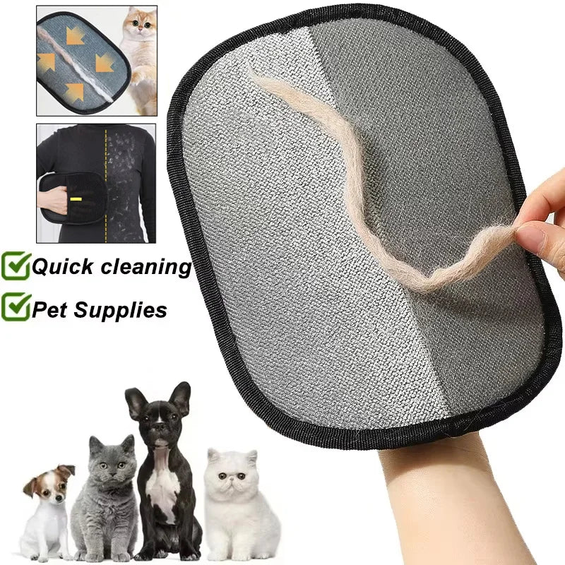 Pet Hair Remover Portable Washable Clothes Hair Dehairing Gloves beunik