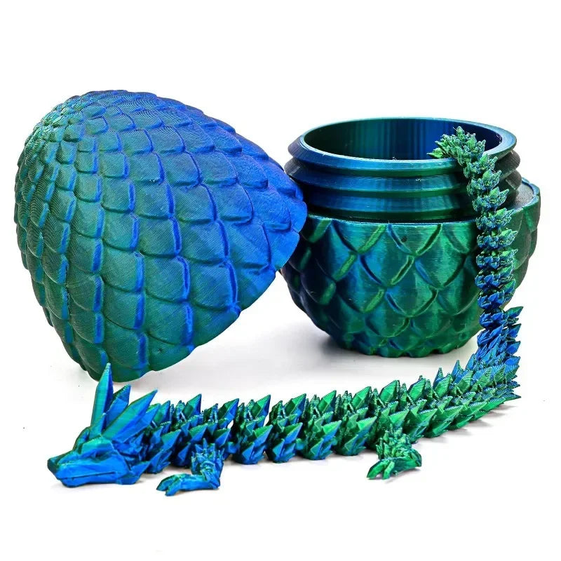 Shiny reticulated dragon with egg beunik