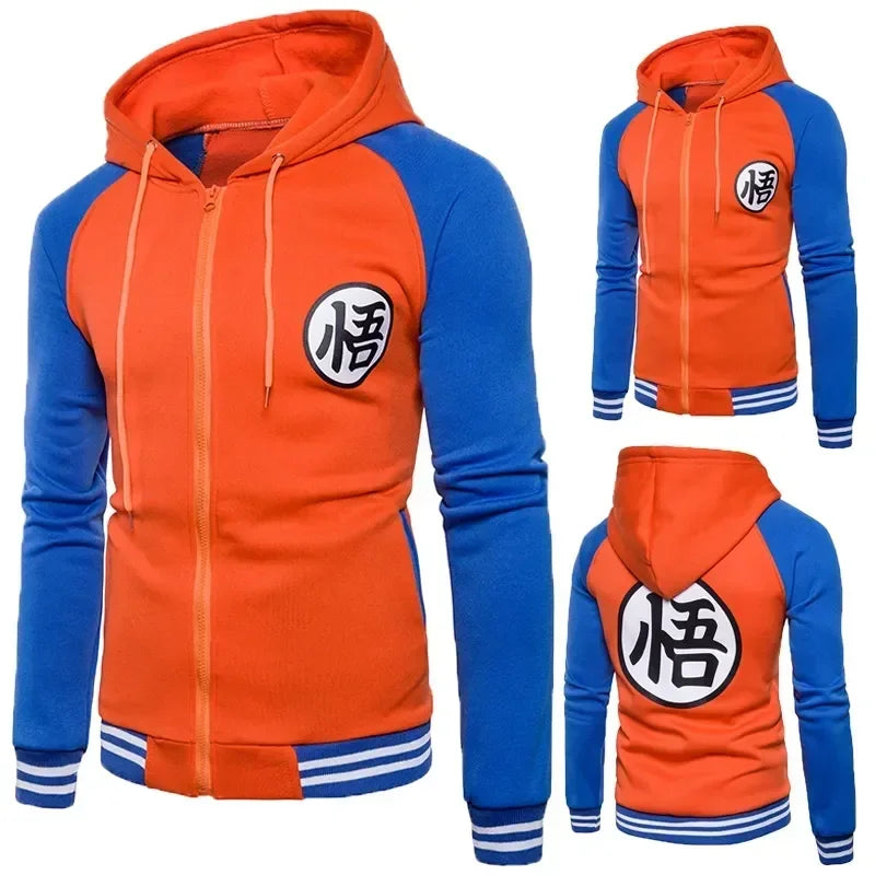 Dragonball Z Sweatshirts Zipper Coats