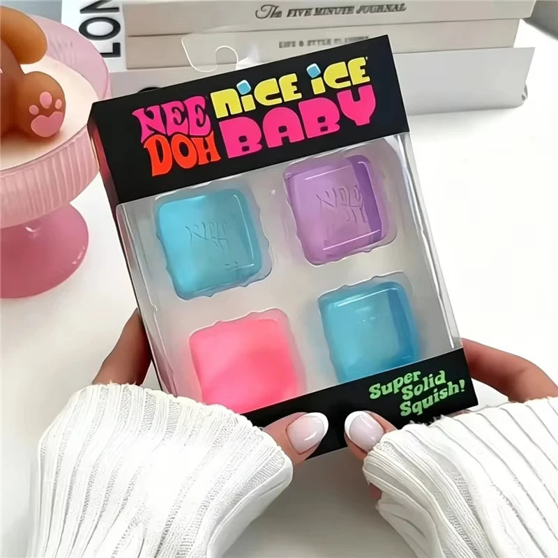 Needoh Nice Ice Cube Fidget Toys Slow Rebound Squishy Stress Toys beunik