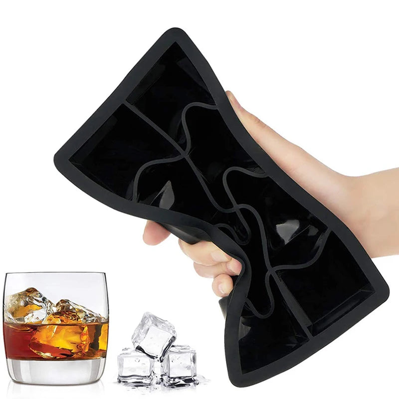 Grid Big Ice Tray Mold Box Large Food Grade Silicone beunik