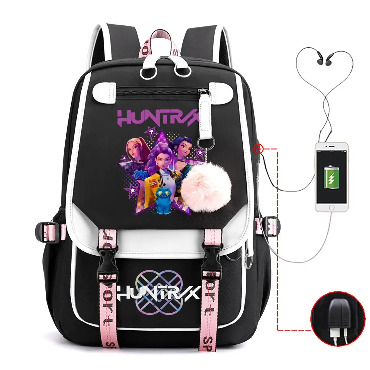 School Backpack for Students KPop Demon Hunters beunik
