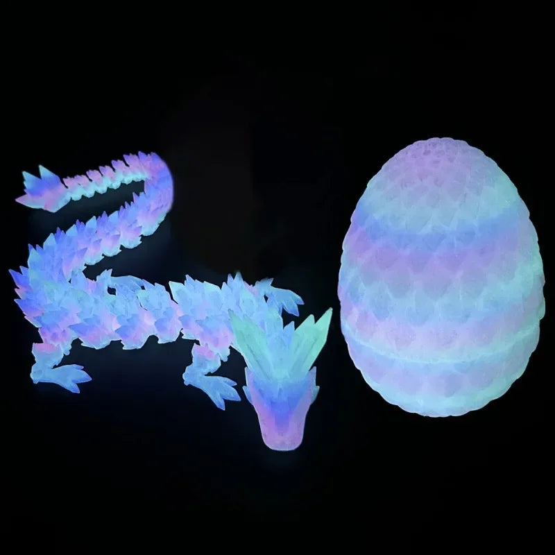 Shiny reticulated dragon with egg beunik