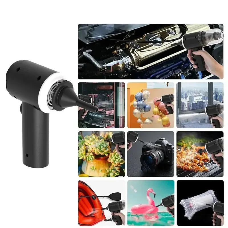Wireless Car Vacuum Cleaner USB Charging 1200mAh 9000Pa beunik