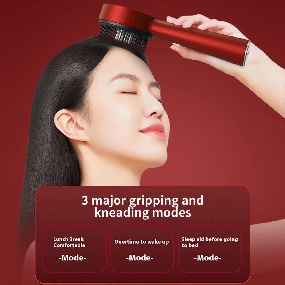 Electric Vibration Massage Comb Red Light Therapy Hair Growth beunik