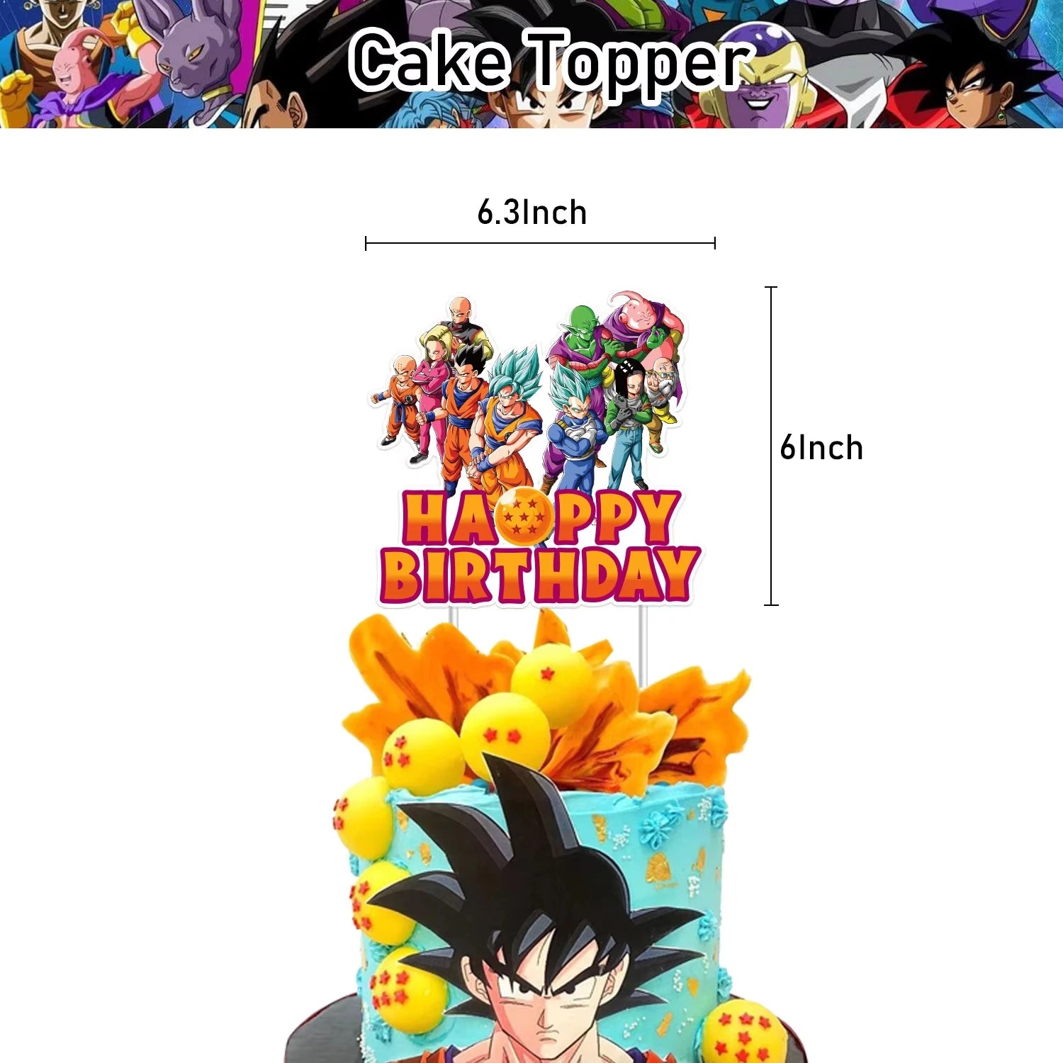 Dragonball Z party gift bags
