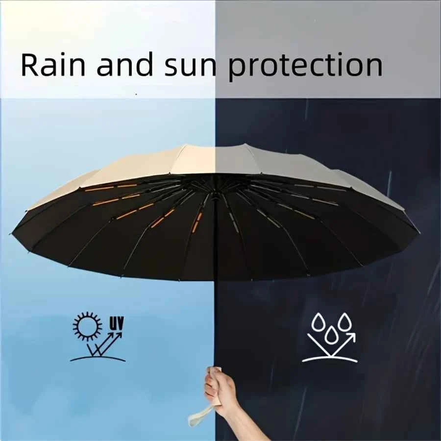 Fully Automatic Umbrella With Thick And Durable Keel UV Resistant