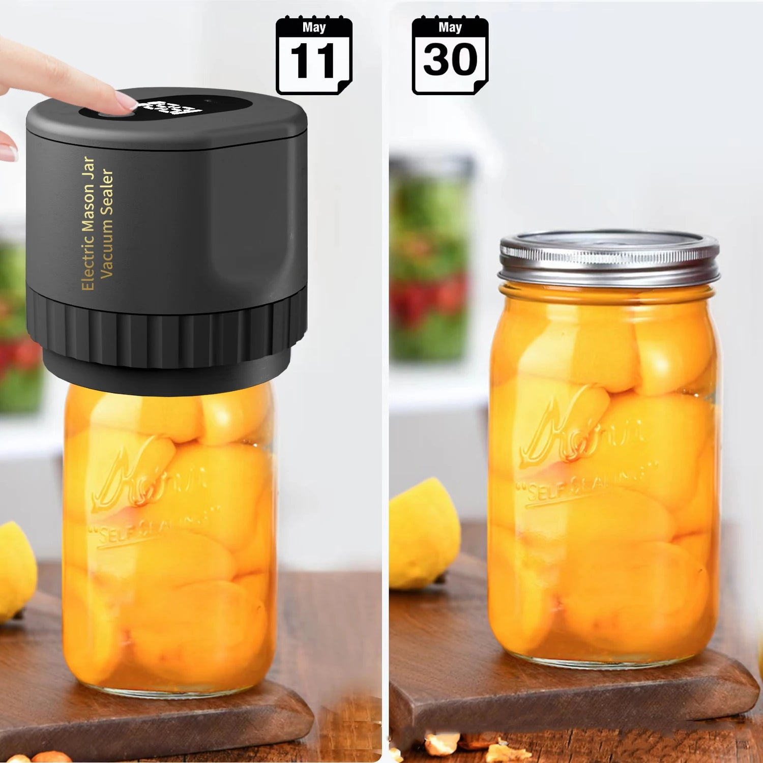 Electric Mason Jar Vacuum Sealer USB beunik