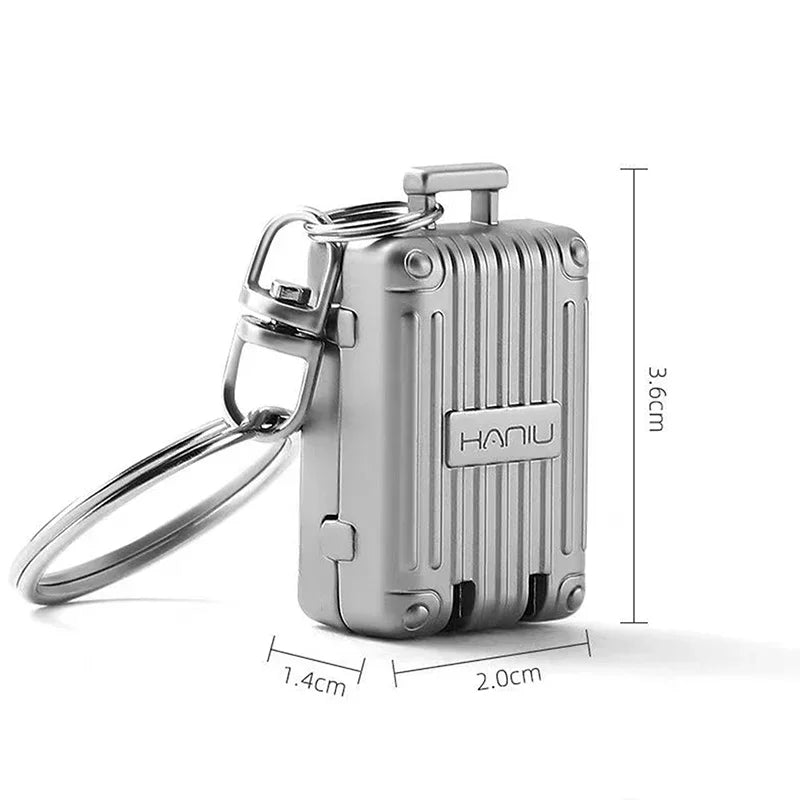 Luggage Keychain Foldable Nail Cutter Stainless Steel Nail Clippers beunik