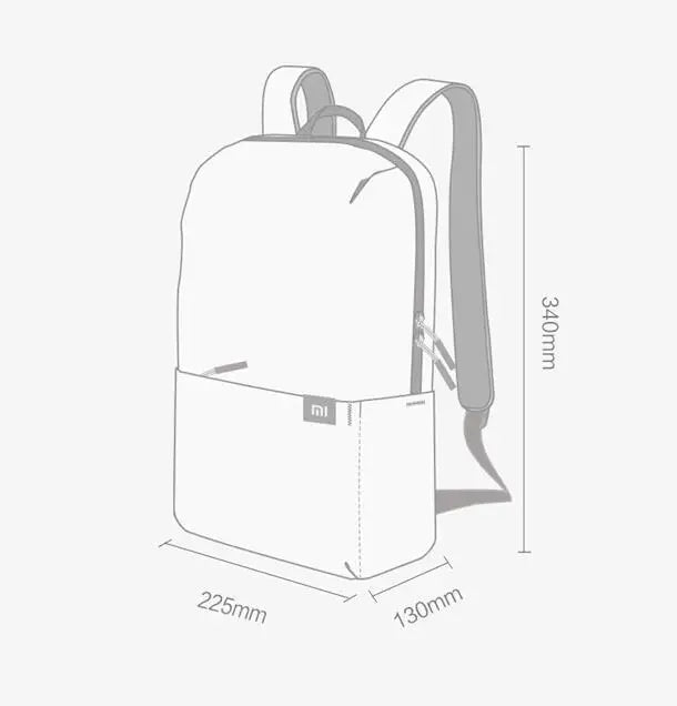 Xiaomi Mi Backpack 10L Waterproof Colorful Daily Leisure Travel Backpack beunik