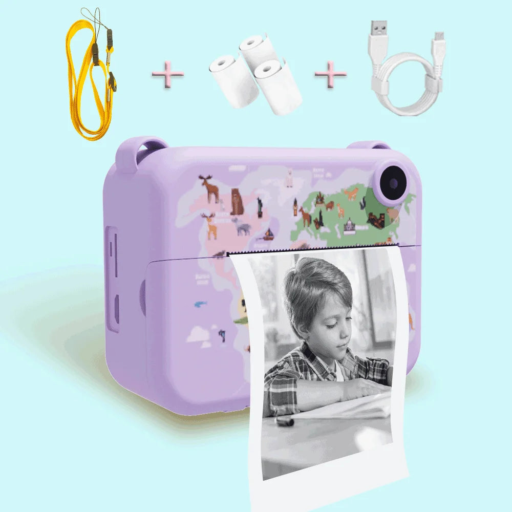 SnapFun Digital Kids Instant Printing Camera – Mini Thermal Printer for Kids' Photography beunik
