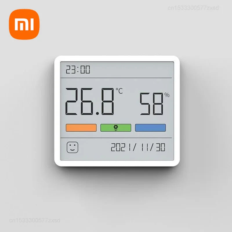 Digital LCD Indoor Convenient Temperature Sensor Humidity Meter Clock beunik