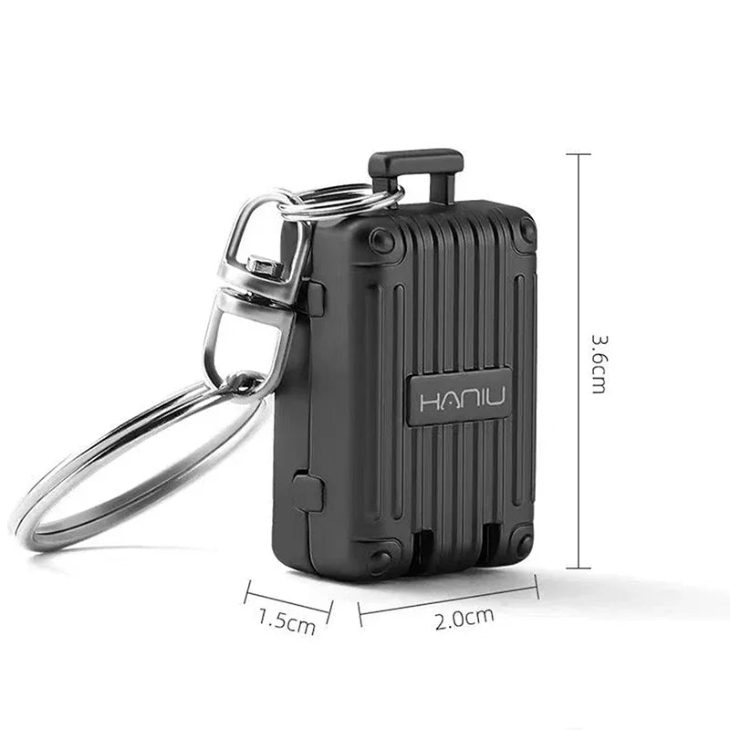 Luggage Keychain Foldable Nail Cutter Stainless Steel Nail Clippers beunik