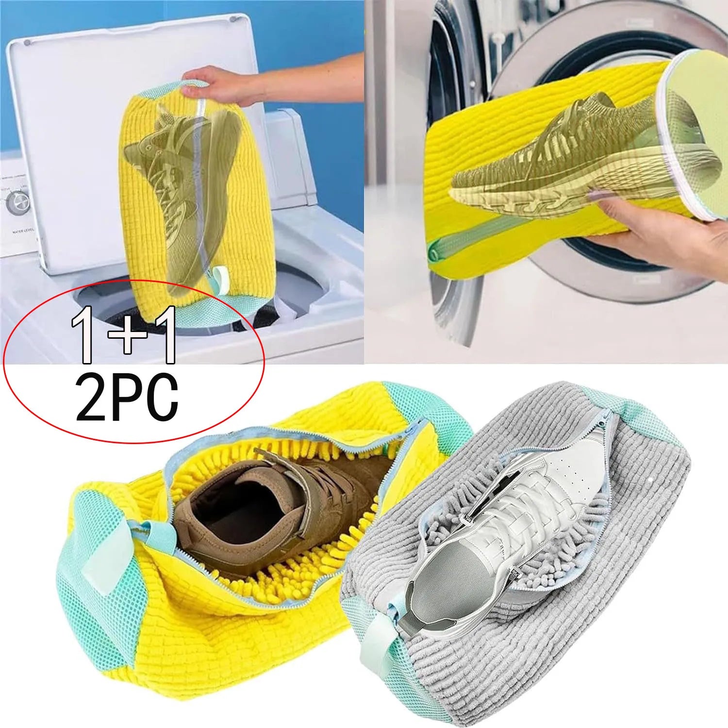 Washing Shoes Bag Protector Fluffy fibers beunik