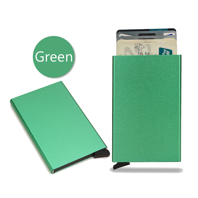 RFID Smart Slim Wallet Card Holder Metal Thin beunik
