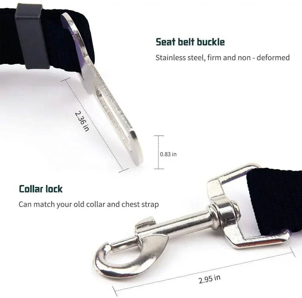 Adjustable Pet Cat Dog Car Seat Belt beunik