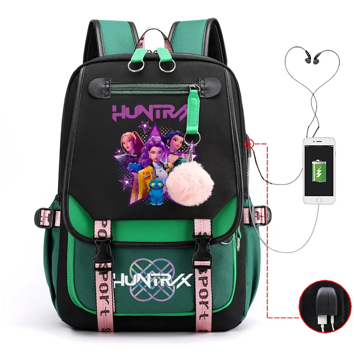 School Backpack for Students KPop Demon Hunters beunik