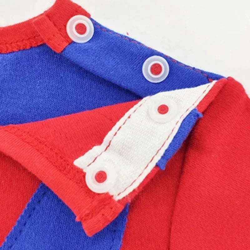 Mini Mario - Baby Romper – Cute Autumn/Winter Cosplay Jumpsuit for Newborns & Toddlers