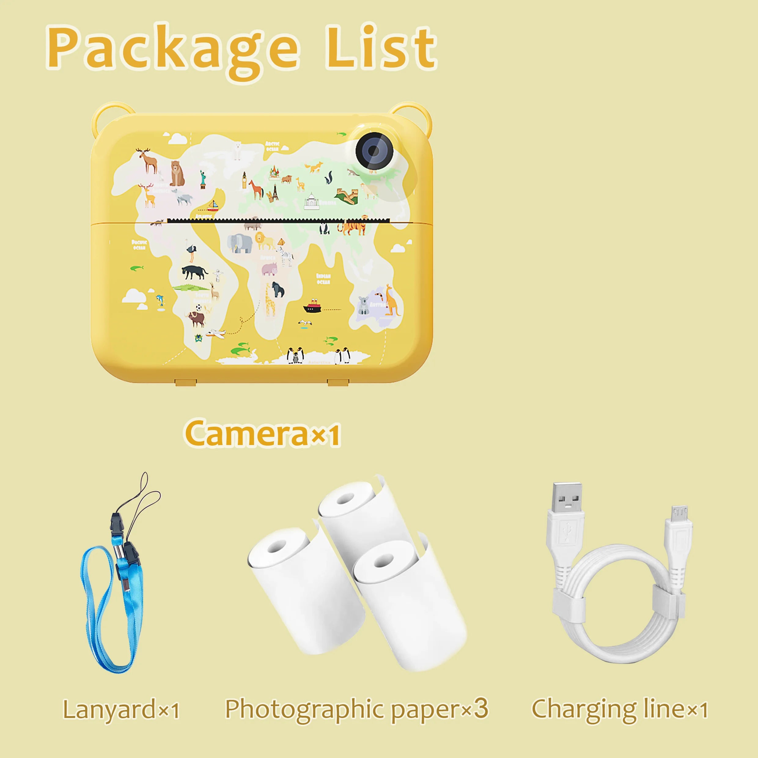 SnapFun Digital Kids Instant Printing Camera – Mini Thermal Printer for Kids' Photography beunik