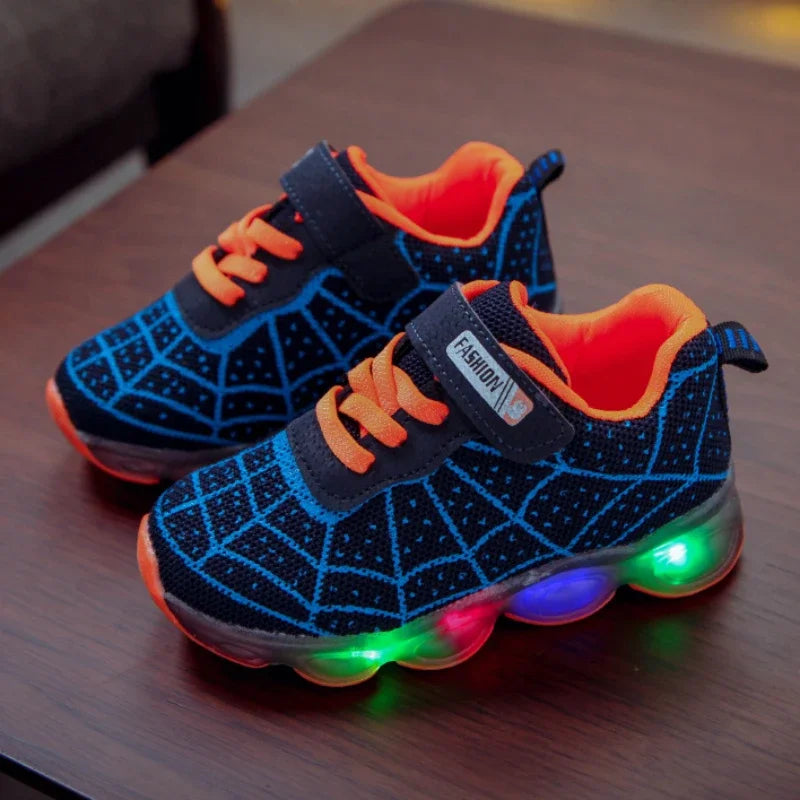Spiderman Childrens Sneakers Breathable Casual Shoes (1-12 Years) beunik