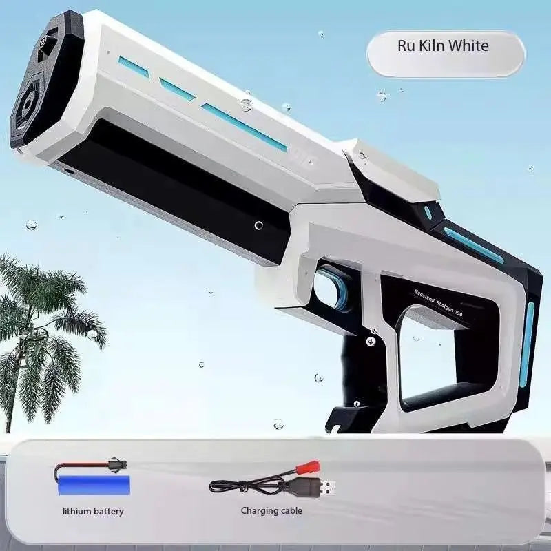Futuristic Fully Automatic Water Gun beunik