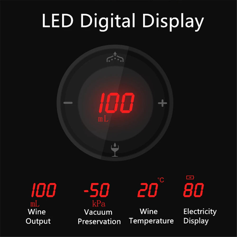 Automatic Wine Decanter Electric Wine Aerator Wine Dispenser USB Charging beunik