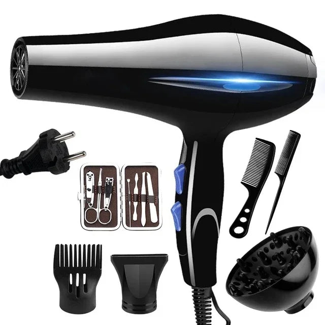 Hair Dryer 2200W Professional Powerful Hair Dryer Fast Heating beunik
